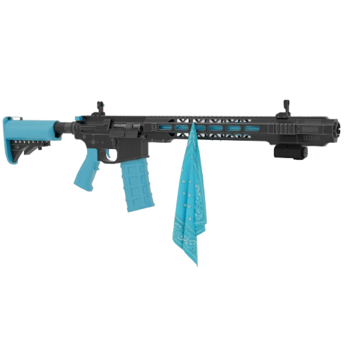 GW6 baby blue rifle flag