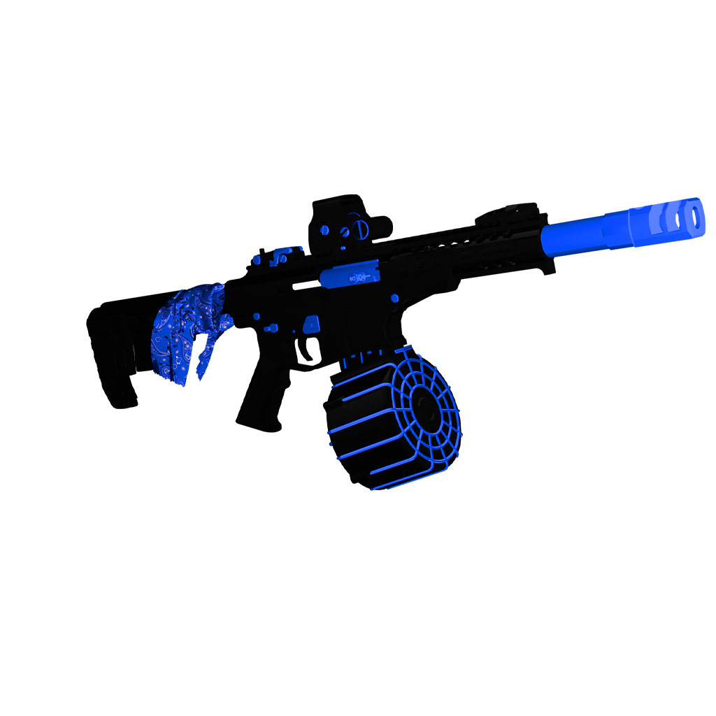 GW139 blue shotgun flag