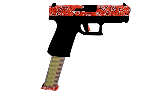 GW92 red pistol fancy clip