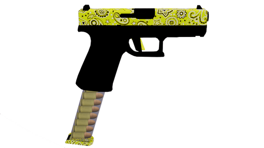 GW94 yellow pistol fancy clip