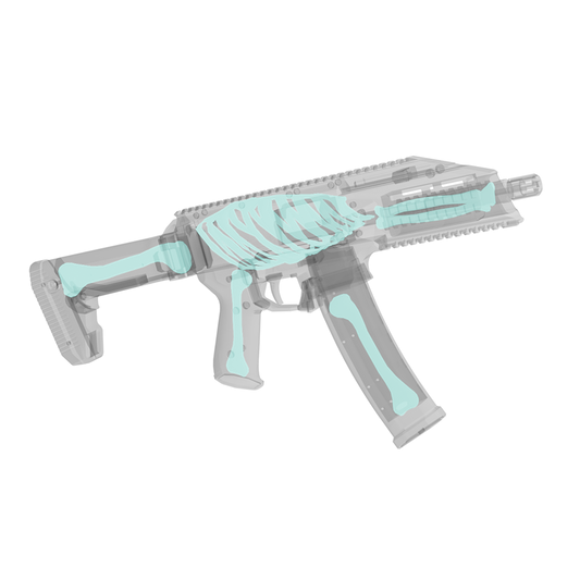 GW107 baby blue smg skelly