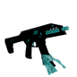 GW118 baby blue smg flag