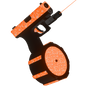 GW80 orange pistol with drum