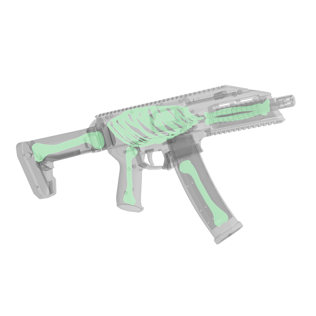 GW108 green smg skelly