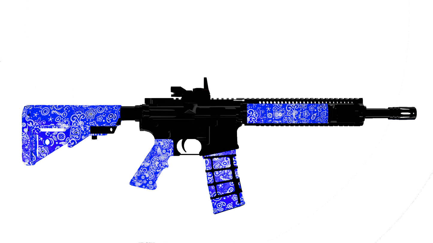 GW42 blue glow rifle bandana