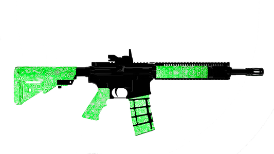 GW44 green glow rifle bandana