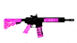 GW45 pink glow rifle bandana