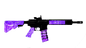 GW47 purple glow rifle bandana