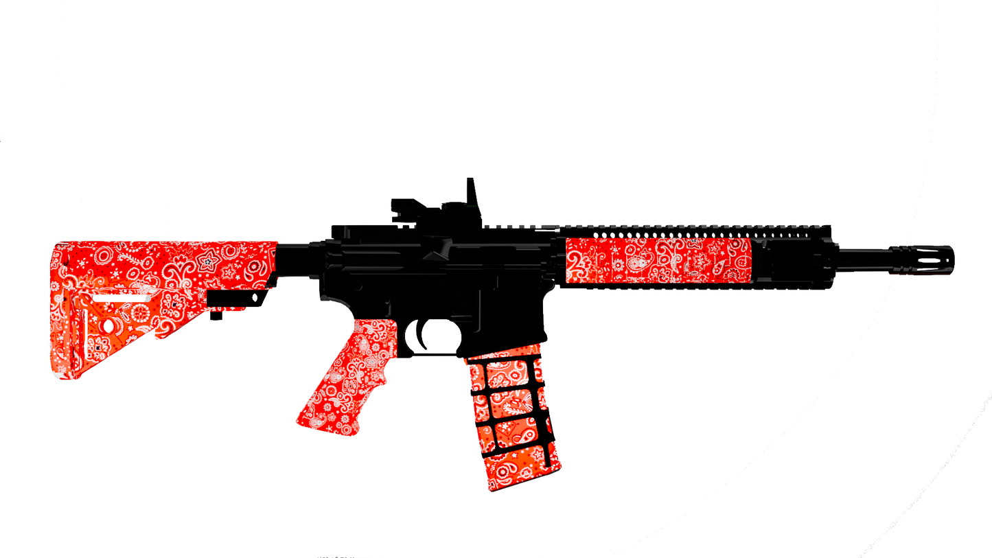 GW48 red glow rifle bandana