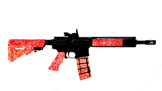 GW48 red glow rifle bandana