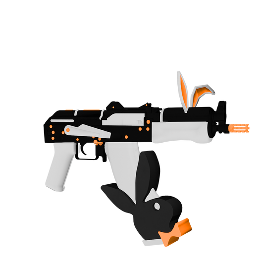 GW133 orange rifle bunny