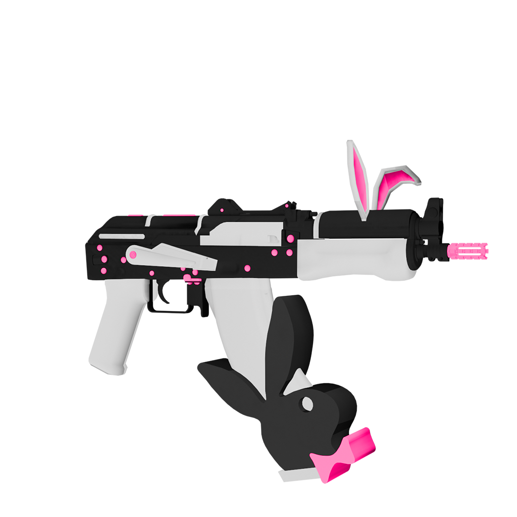 GW134 pink rifle bunny