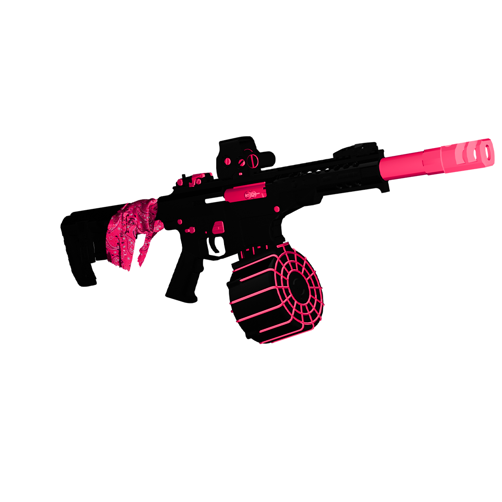 GW143 pink shotgun flag