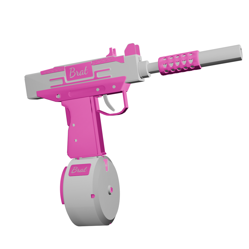 GW130 pink smg uzi