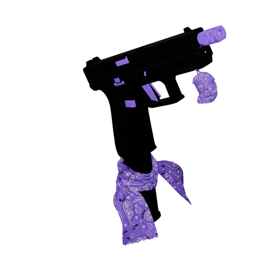 GW65 purple pistol flag