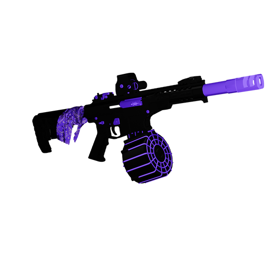 GW144 purple shotgun flag