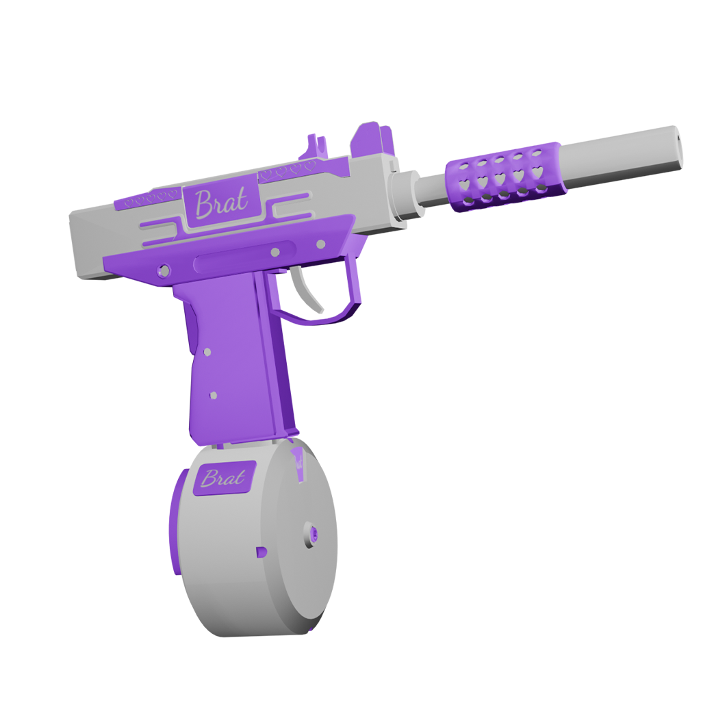 GW131 purple smg uzi