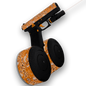 GW100 orange pistol drum flag